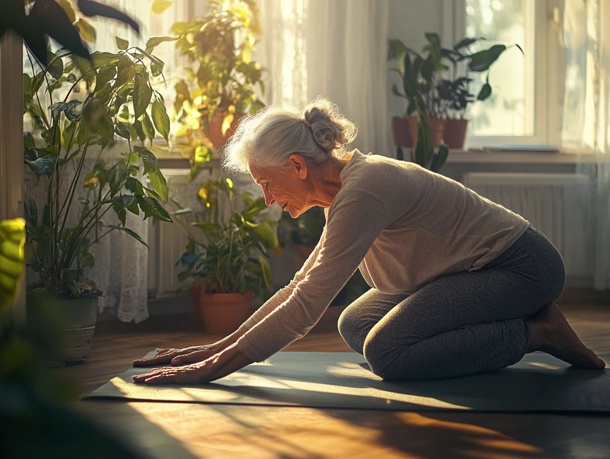 М'яке розтягування для старшого віку